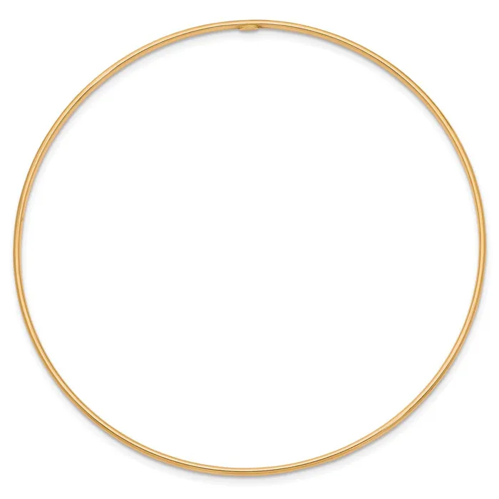 Bracelets 14k 15mm Polished Slipon Bangle BraceletWBCDB538 WB Choice Jewelry Bracelets 14k 15mm Polished Slipon Bangle BraceletWBCDB538 WB Choice Jewelry