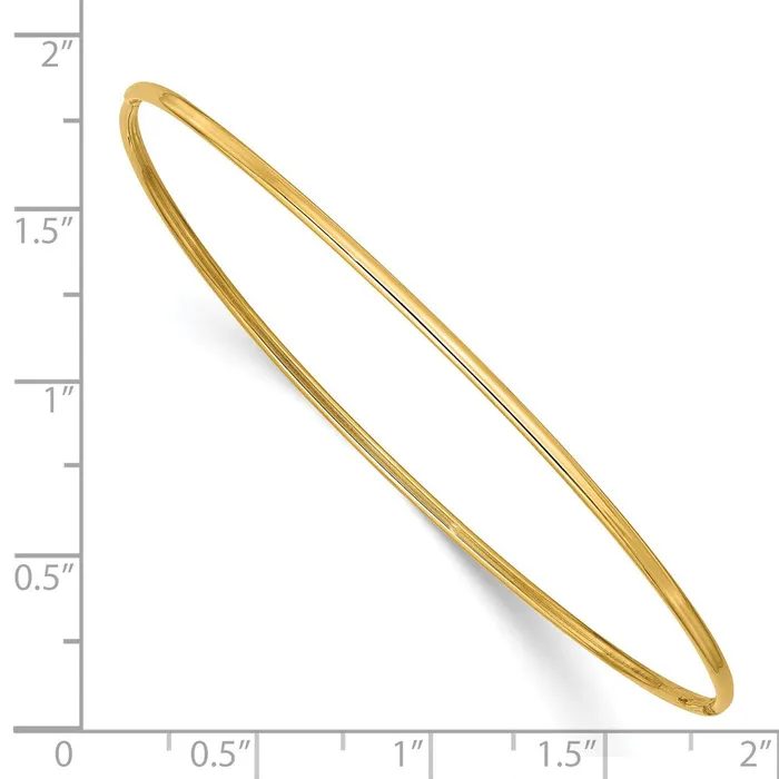 Bracelets 14k 15mm Polished Slipon Bangle BraceletWBCDB538 WB Choice Jewelry Bracelets 14k 15mm Polished Slipon Bangle BraceletWBCDB538 WB Choice Jewelry