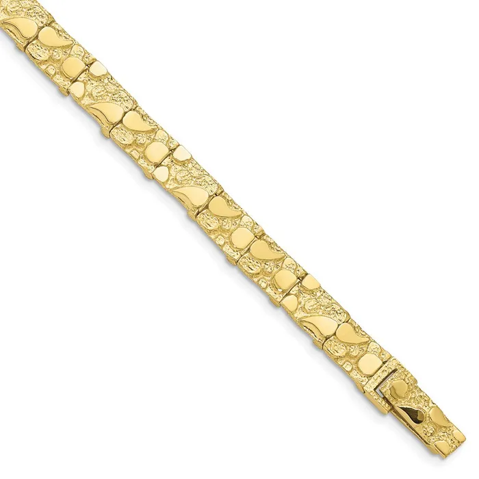 Bracelets WB Choice Jewelry 10k 70mm NUGGET BraceletWBC10N78