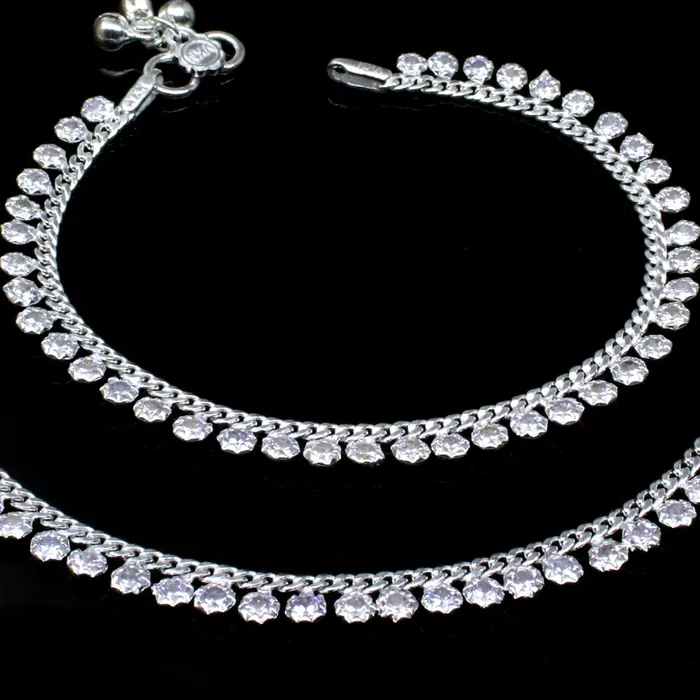 Cute 925 Silver Jewelry Anklets Ankle chain foot baby Bracelet Karizma Jewels Bracelets