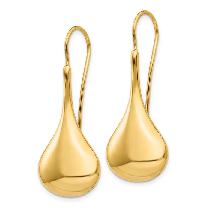 Earrings 14k Polished Abstract Wire EarringsWBCE857 WB Choice Jewelry Earrings 14k Polished Abstract Wire EarringsWBCE857 WB Choice Jewelry
