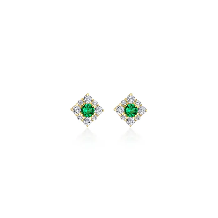 Earrings Lafonn 054 CTW Halo Stud Earrings