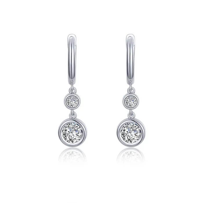 Earrings Lafonn BezelSet Drop Earrings