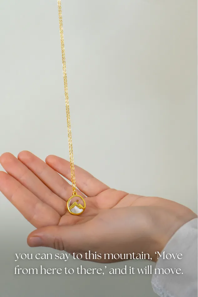 faithbraceletco Faith Can Move Mountains Necklace Necklaces