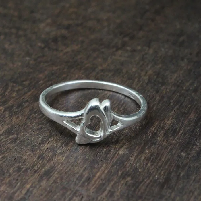 httpswwwkarizmajewelscom Rings Real Solid 925 Sterling Silver Heart Shape Women Finger Ring