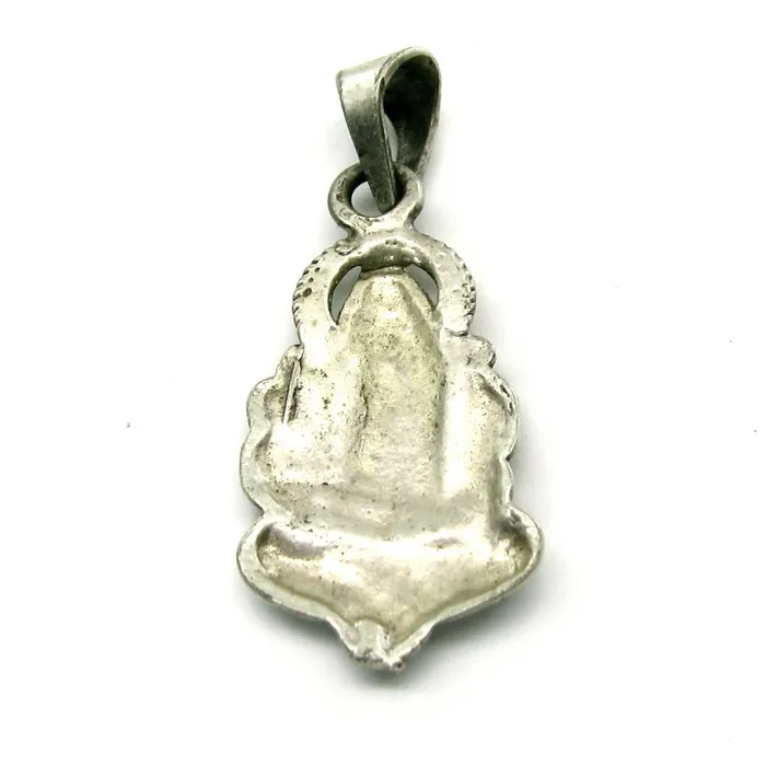 Karizma Jewels Necklaces Lord Ganesha Idol Real Silver pendant pre owned
