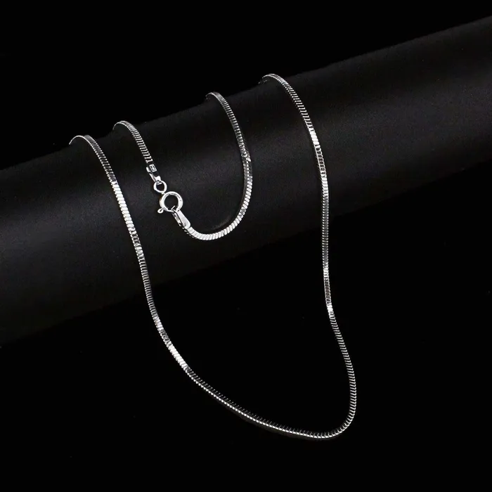 Necklaces Karizma Jewels 925 Sterling Silver Snake Spring locking Style Unisex Neck Chain 18 Necklaces Karizma Jewels 925 Sterling Silver Snake Spring locking Style Unisex Neck Chain 18