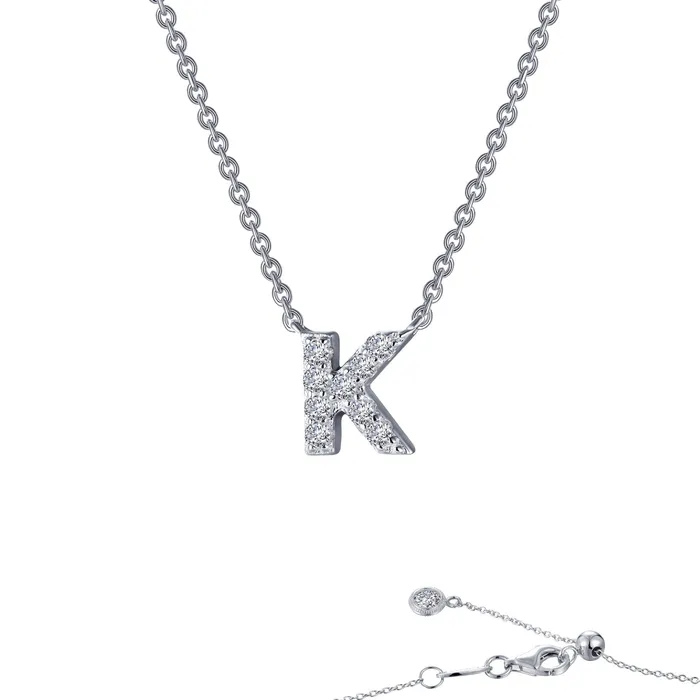 Necklaces Lafonn Letter K Pendant Necklace