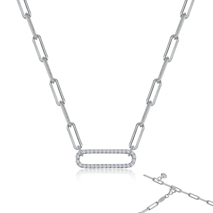Necklaces Lafonn Paperclip Necklace