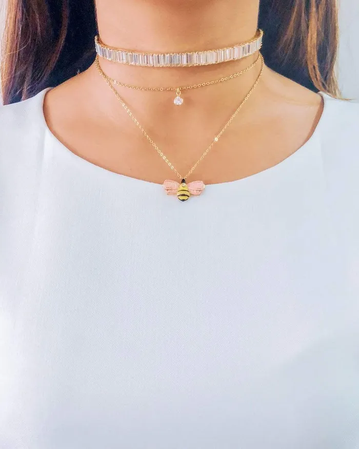 Necklaces PRERTO ECOMMERCE PRIVATE LIMITED Bee My Honey Necklace