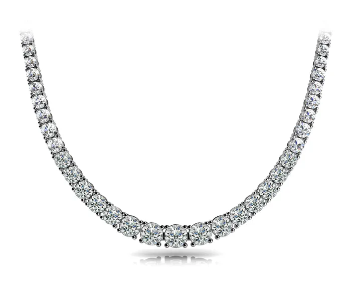 Necklaces SUNRISE JEWELRY MFG CORP 14KW 1000 CTTW DIAMOND NECKLACE HVS2 SI1 N1022 Necklaces SUNRISE JEWELRY MFG CORP 14KW 1000 CTTW DIAMOND NECKLACE HVS2 SI1 N1022