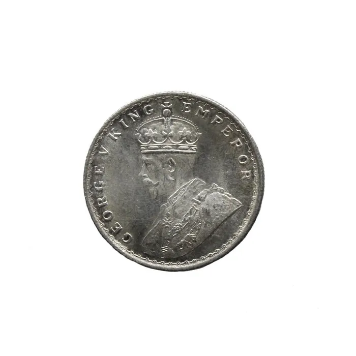 Pure silver George V King Emperor One Rupee India 1917 Old coin Karizma Jewels Rings Pure silver George V King Emperor One Rupee India 1917 Old coin Karizma Jewels Rings