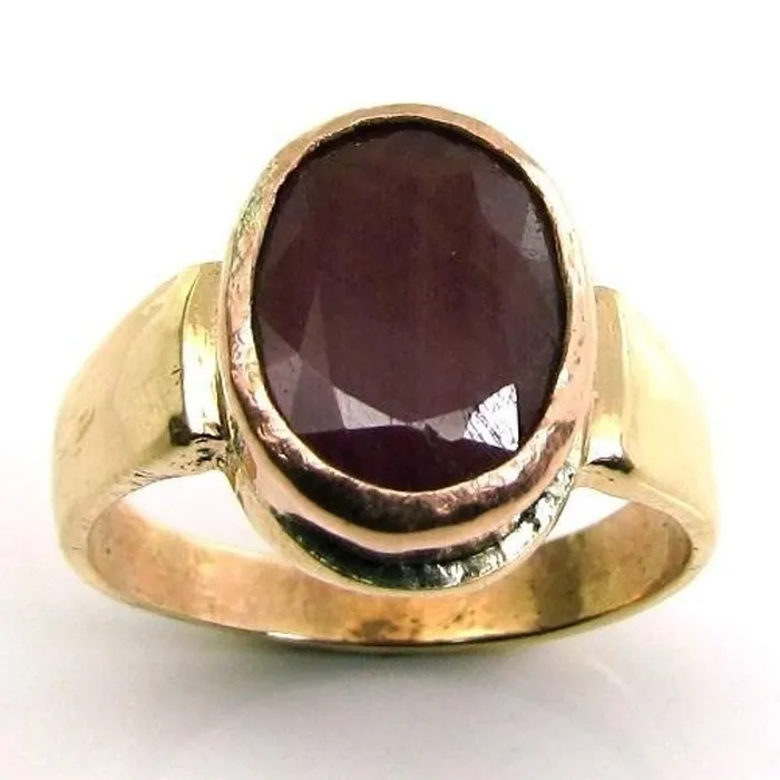 Rashi Ratna Copper Ring Ruby Manik Gem Birthstone Karizma Jewels Rings
