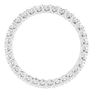 Rings 14K White 1 CTW Diamond Eternity Band 12359360101PSTWBC WB Choice Jewelry Rings 14K White 1 CTW Diamond Eternity Band 12359360101PSTWBC WB Choice Jewelry