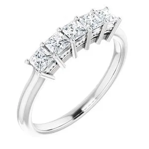 Rings 14K White 275x275 mm Square 58 CTW Diamond Anniversary Band123844734PSTWBC WB Choice Jewelry Rings 14K White 275x275 mm Square 58 CTW Diamond Anniversary Band123844734PSTWBC WB Choice Jewelry