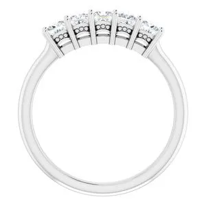 Rings 14K White 275x275 mm Square 58 CTW Diamond Anniversary Band123844734PSTWBC WB Choice Jewelry Rings 14K White 275x275 mm Square 58 CTW Diamond Anniversary Band123844734PSTWBC WB Choice Jewelry