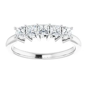 Rings 14K White 275x275 mm Square 58 CTW Diamond Anniversary Band123844734PSTWBC WB Choice Jewelry Rings 14K White 275x275 mm Square 58 CTW Diamond Anniversary Band123844734PSTWBC WB Choice Jewelry