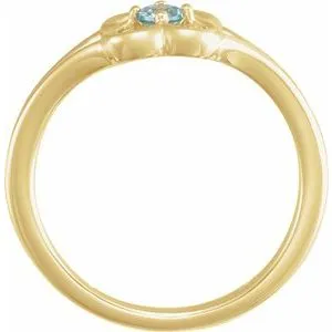 Rings 14K Yellow Blue Zircon Youth Flower Ring71944624PSTWBC WB Choice Jewelry Rings 14K Yellow Blue Zircon Youth Flower Ring71944624PSTWBC WB Choice Jewelry