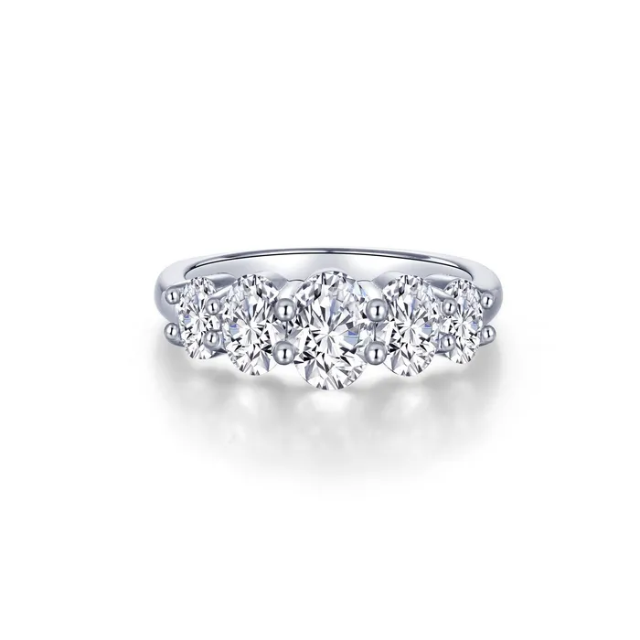 Rings Lafonn Oval FiveStone Ring