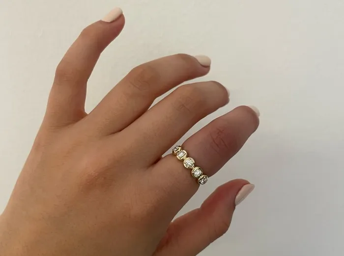 Rings Shylee Rose Jewelry Round 5 Diamond Cloud Ring