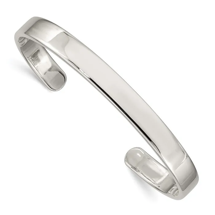 Rings WB Choice Jewelry Sterling Silver 7mm Cuff BangleWBCQB312