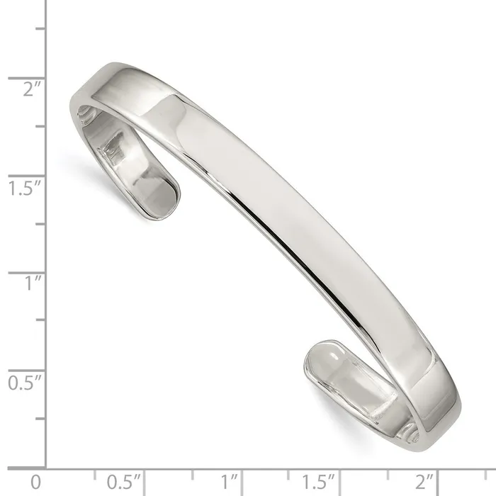 Rings WB Choice Jewelry Sterling Silver 7mm Cuff BangleWBCQB312 Rings WB Choice Jewelry Sterling Silver 7mm Cuff BangleWBCQB312