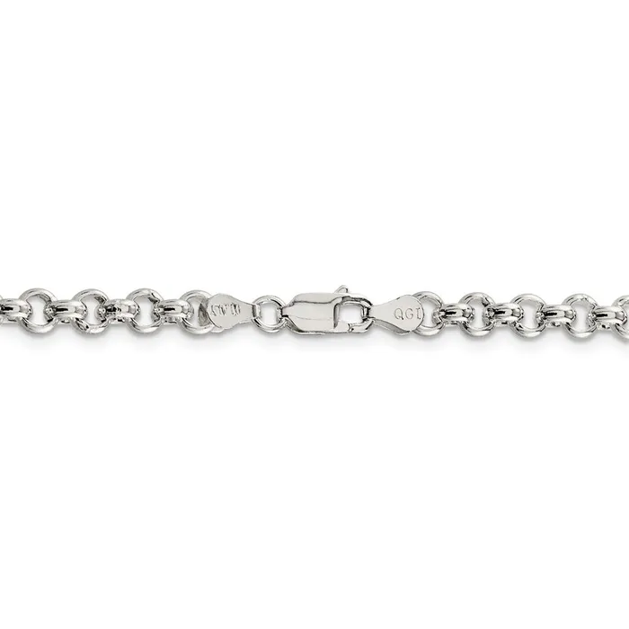 Sterling Silver 5mm Rolo ChainWBCQFC630 WB Choice Jewelry Rings Sterling Silver 5mm Rolo ChainWBCQFC630 WB Choice Jewelry Rings