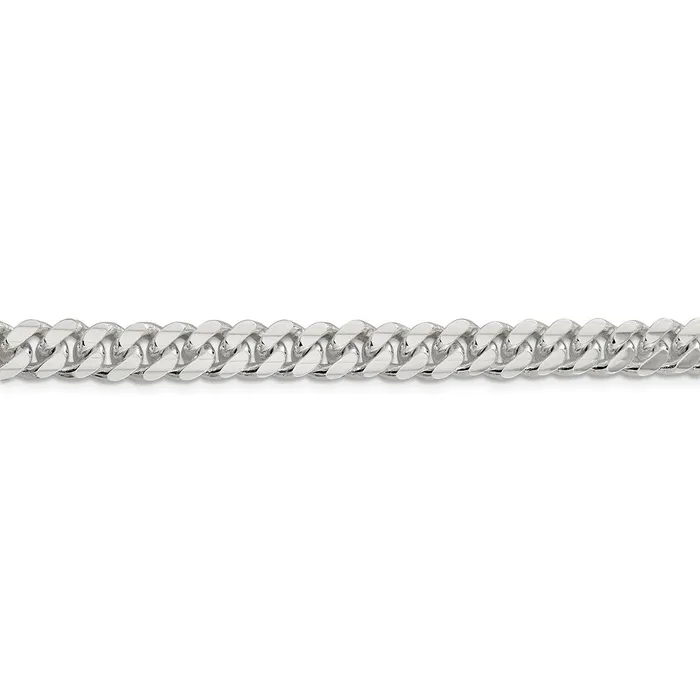 Sterling Silver 78mm Polished Domed Curb ChainWBCQDB22020 WB Choice Jewelry Rings Sterling Silver 78mm Polished Domed Curb ChainWBCQDB22020 WB Choice Jewelry Rings