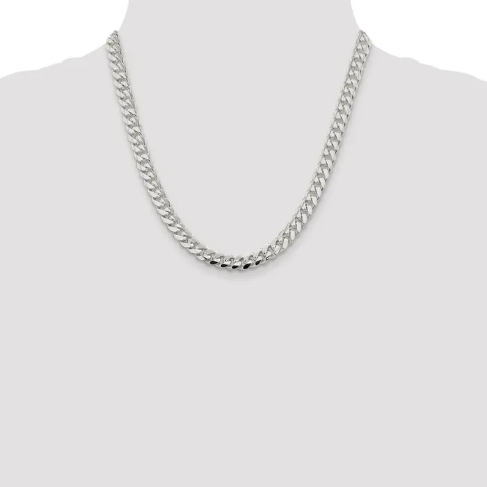 Sterling Silver 78mm Polished Domed Curb ChainWBCQDB22020 WB Choice Jewelry Rings Sterling Silver 78mm Polished Domed Curb ChainWBCQDB22020 WB Choice Jewelry Rings