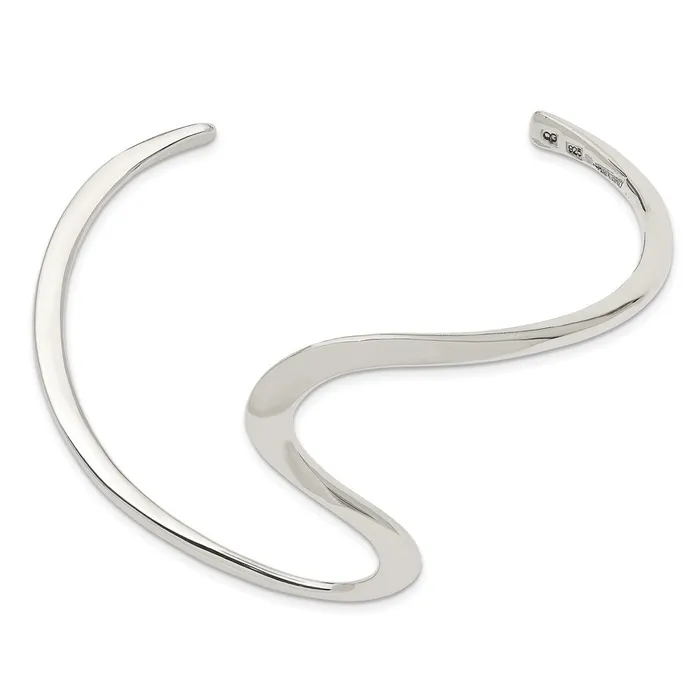 Sterling Silver Fancy Cuff Bangle BraceletWBCQB361 WB Choice Jewelry Bracelets Sterling Silver Fancy Cuff Bangle BraceletWBCQB361 WB Choice Jewelry Bracelets