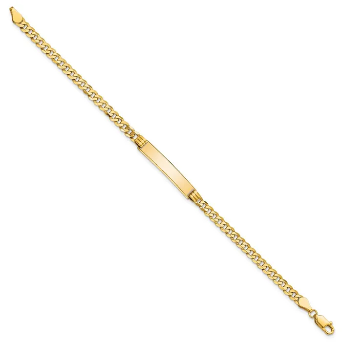 WB Choice Jewelry 14K Curb Link ID BraceletWBCLID618 Bracelets WB Choice Jewelry 14K Curb Link ID BraceletWBCLID618 Bracelets