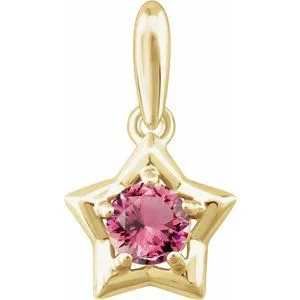 WB Choice Jewelry 14K Yellow 3 mm Round October Youth Star Birthstone Pendant653418625PSTWBC Necklaces WB Choice Jewelry 14K Yellow 3 mm Round October Youth Star Birthstone Pendant653418625PSTWBC Necklaces