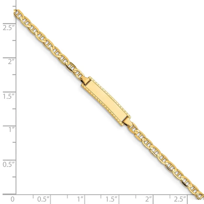 WB Choice Jewelry Bracelets 14k Childrens Anchor Link ID BraceletWBCBID996 WB Choice Jewelry Bracelets 14k Childrens Anchor Link ID BraceletWBCBID996