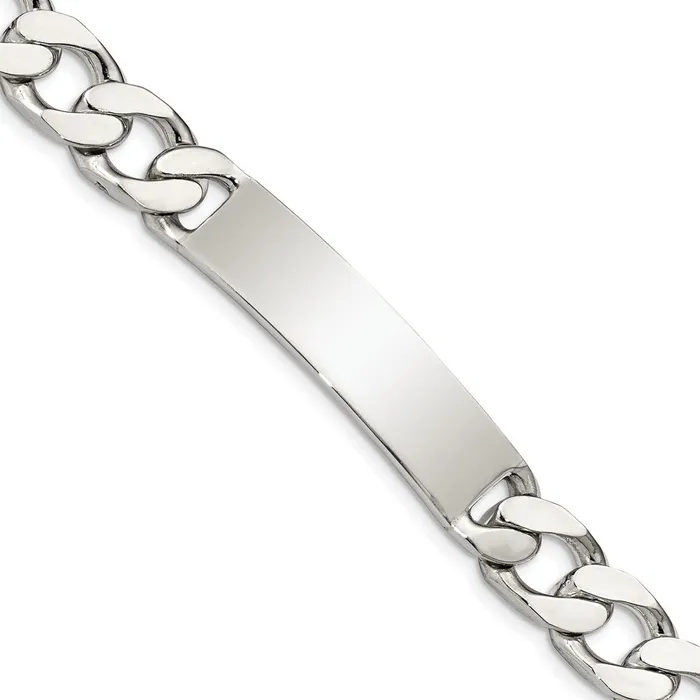 WB Choice Jewelry Bracelets Sterling Silver 85inch Polished Engraveable Curb Link ID BraceletWBCQID13685 WB Choice Jewelry Bracelets Sterling Silver 85inch Polished Engraveable Curb Link ID BraceletWBCQID13685