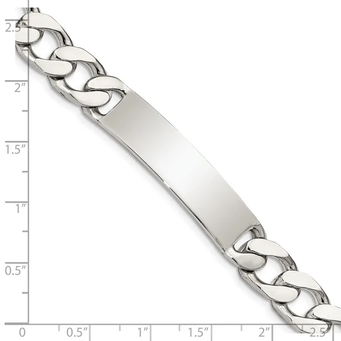 WB Choice Jewelry Bracelets Sterling Silver 85inch Polished Engraveable Curb Link ID BraceletWBCQID13685 WB Choice Jewelry Bracelets Sterling Silver 85inch Polished Engraveable Curb Link ID BraceletWBCQID13685