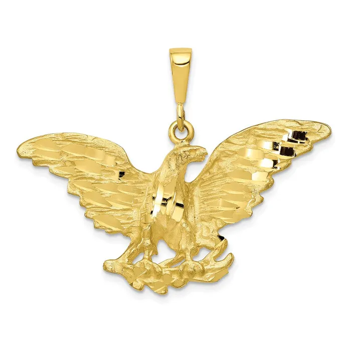 WB Choice Jewelry Charm Necklaces 10k Eagle CharmWBC10C613