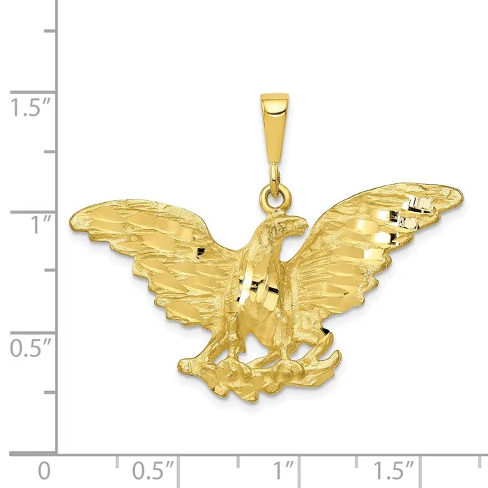 WB Choice Jewelry Charm Necklaces 10k Eagle CharmWBC10C613 WB Choice Jewelry Charm Necklaces 10k Eagle CharmWBC10C613