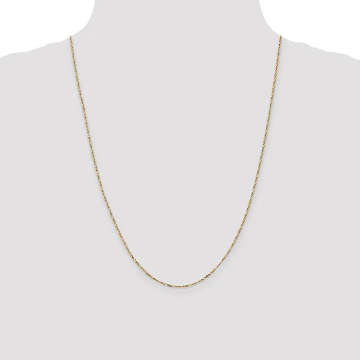 WB Choice Jewelry Necklaces 14k 125mm Flat Figaro Pendant ChainWBCPEN724 WB Choice Jewelry Necklaces 14k 125mm Flat Figaro Pendant ChainWBCPEN724