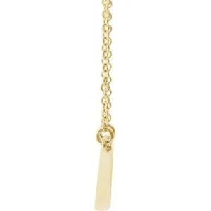 WB Choice Jewelry Necklaces 14K Yellow Sculptural V 18 Necklace 86850606PSTWBC WB Choice Jewelry Necklaces 14K Yellow Sculptural V 18 Necklace 86850606PSTWBC