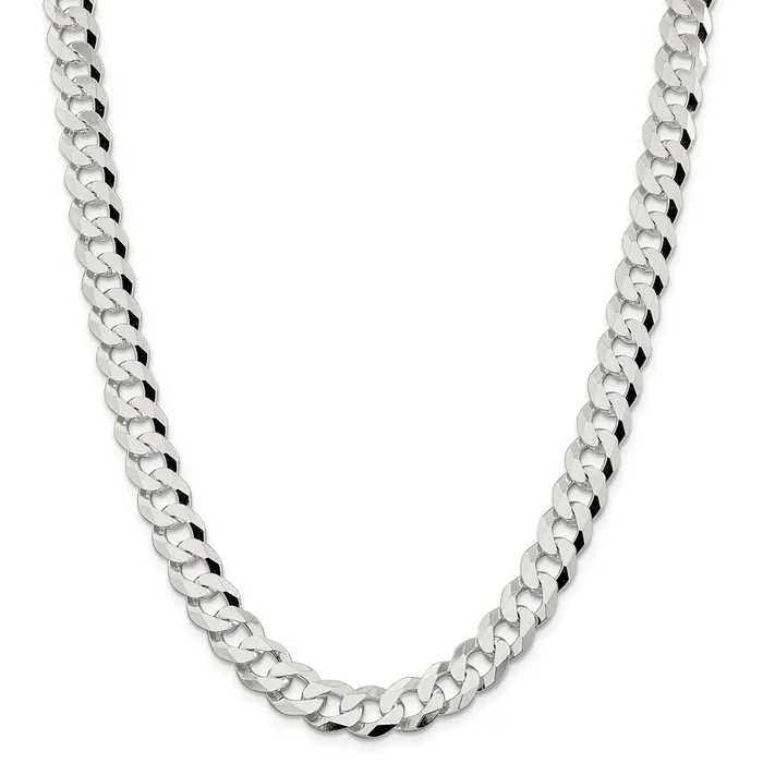 WB Choice Jewelry Necklaces Sterling Silver 106mm Beveled Curb ChainWBCQFB25020 WB Choice Jewelry Necklaces Sterling Silver 106mm Beveled Curb ChainWBCQFB25020