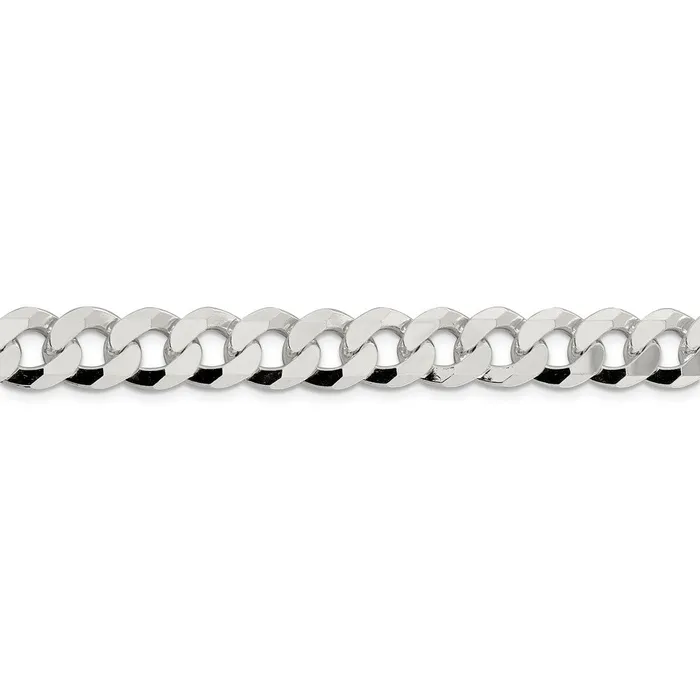 WB Choice Jewelry Necklaces Sterling Silver 106mm Beveled Curb ChainWBCQFB25020 WB Choice Jewelry Necklaces Sterling Silver 106mm Beveled Curb ChainWBCQFB25020