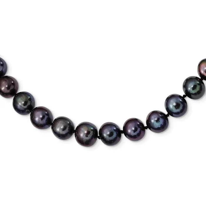 WB Choice Jewelry Necklaces Sterling Silver Rhodplated 910mm Black FWC Pearl NecklaceWBCQH515720 WB Choice Jewelry Necklaces Sterling Silver Rhodplated 910mm Black FWC Pearl NecklaceWBCQH515720