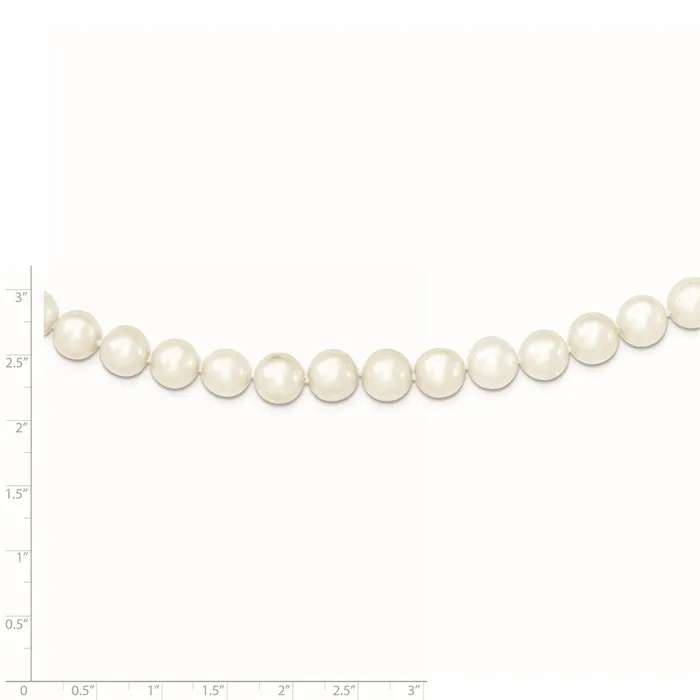 WB Choice Jewelry Necklaces Sterling Silver Rhodium 910mm White FW Cultured Pearl NecklaceWBCQH472920 WB Choice Jewelry Necklaces Sterling Silver Rhodium 910mm White FW Cultured Pearl NecklaceWBCQH472920