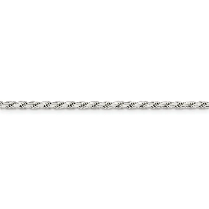 WB Choice Jewelry Rings Sterling Silver 25mm Flat Rope ChainWBCQFC20326 WB Choice Jewelry Rings Sterling Silver 25mm Flat Rope ChainWBCQFC20326
