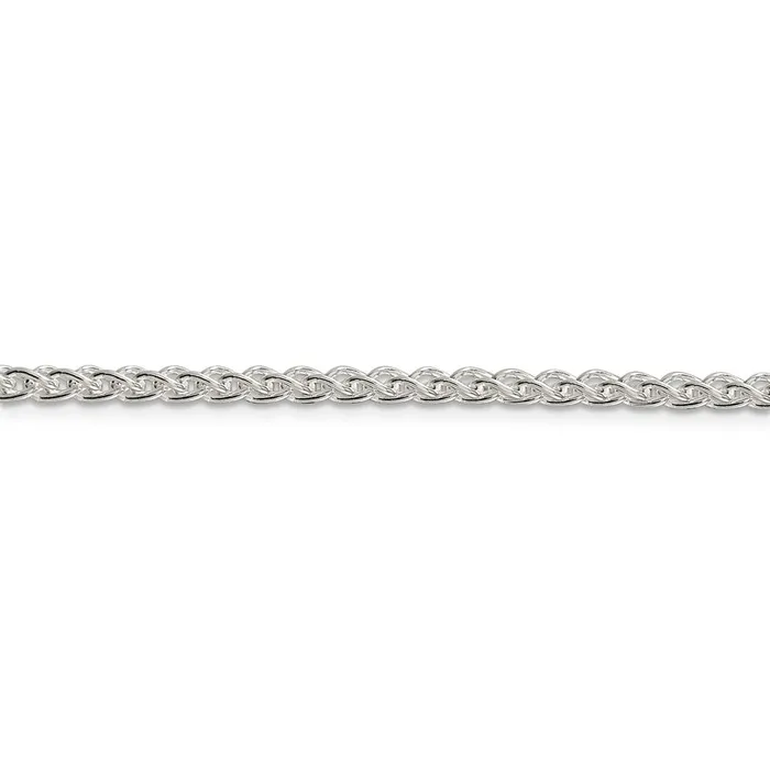 WB Choice Jewelry Rings Sterling Silver 3mm Round Spiga ChainWBCQSP08018 WB Choice Jewelry Rings Sterling Silver 3mm Round Spiga ChainWBCQSP08018