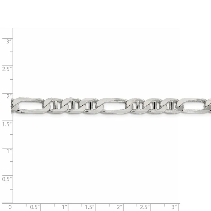 WB Choice Jewelry Rings Sterling Silver 75mm Figaro Anchor ChainWBCQAF20030 WB Choice Jewelry Rings Sterling Silver 75mm Figaro Anchor ChainWBCQAF20030