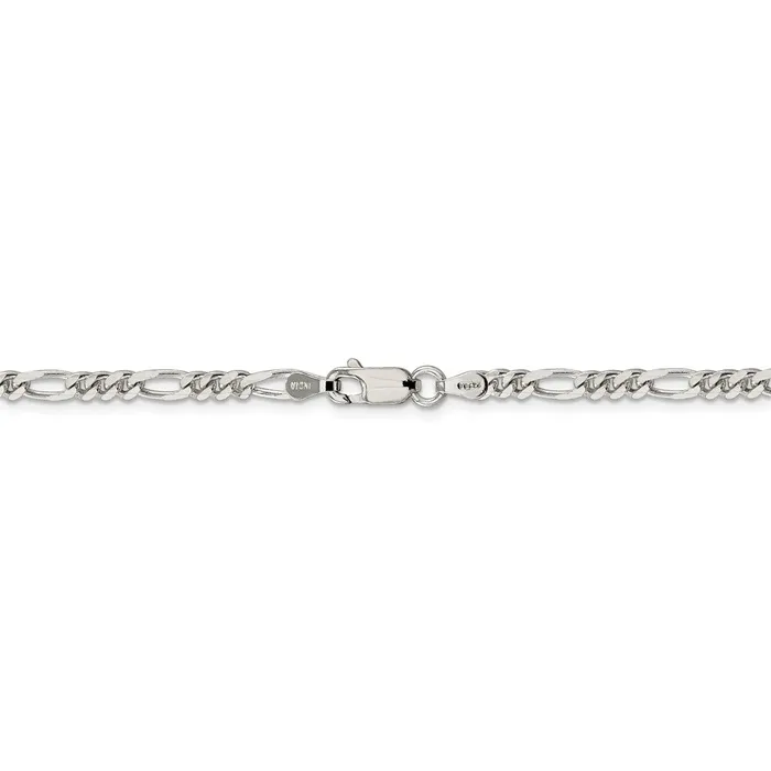 WB Choice Jewelry Sterling Silver 35mm Figaro ChainWBCQFG10030 Rings