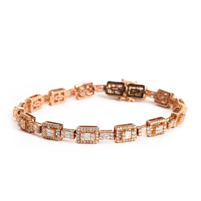 10K Baguette Diamond Bracelet Houstons Jeweler Bracelets