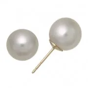 14ky 775mm Akoya Pearl Stud Earrings Shogun Pearl Earrings