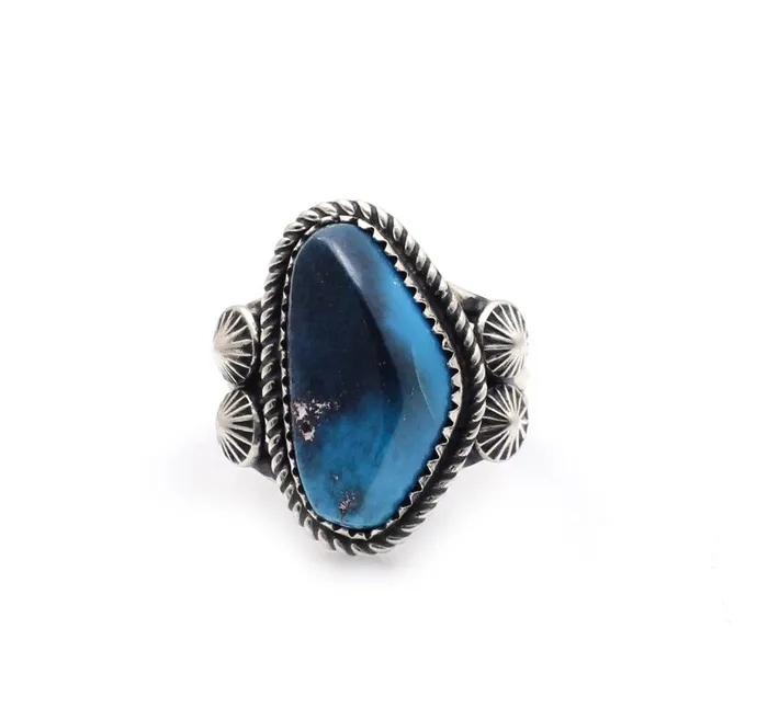 Bisbee Turquoise Ring Jeanette Dale Rings